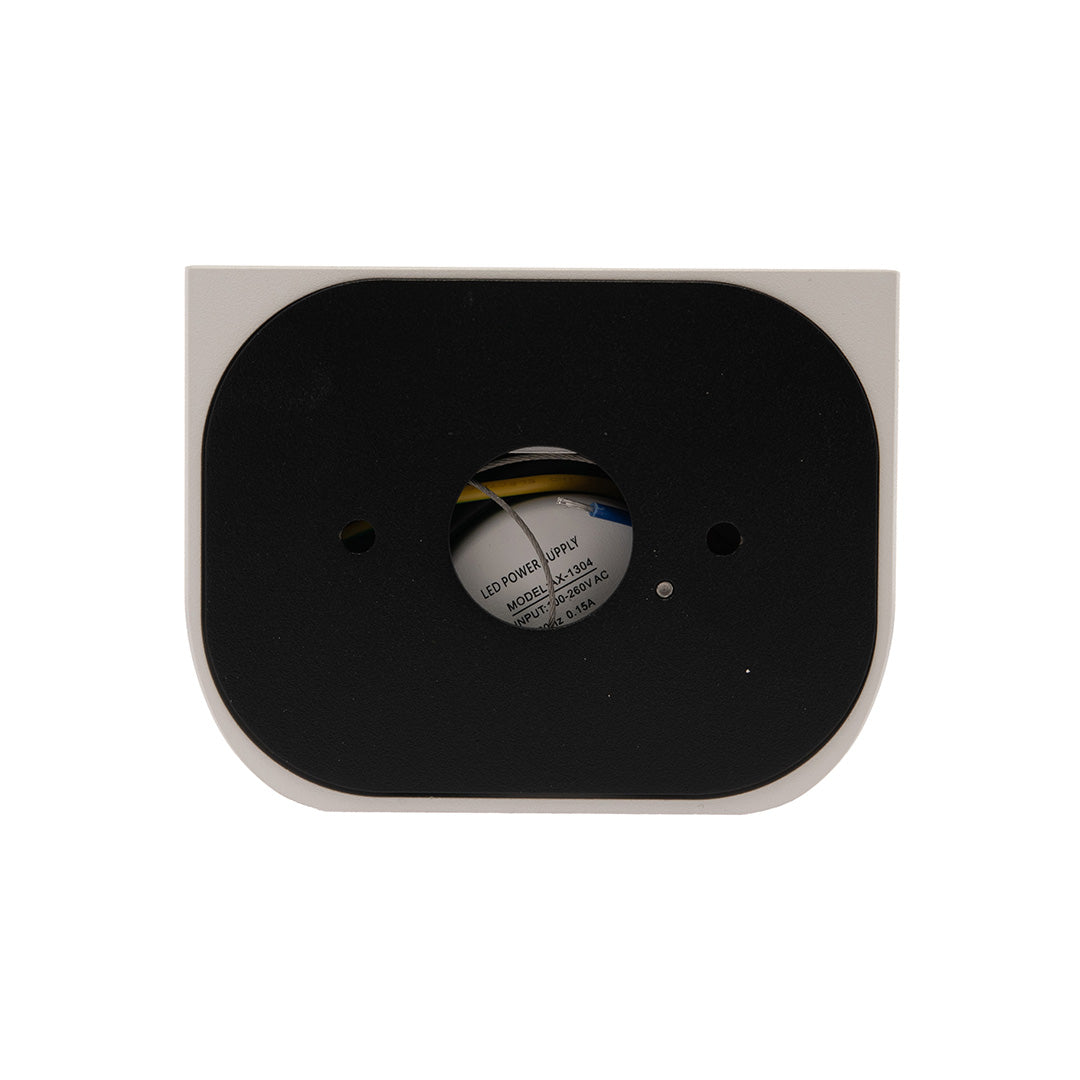 ARBOTANTE BLANCO PARA PARED CLOUD 8W, LUZ CÁLIDA, 494 LM