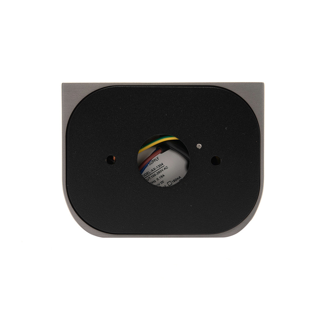 ARBOTANTE GRIS PARA PARED CLOUD 8W, LUZ CÁLIDA, 494 LM