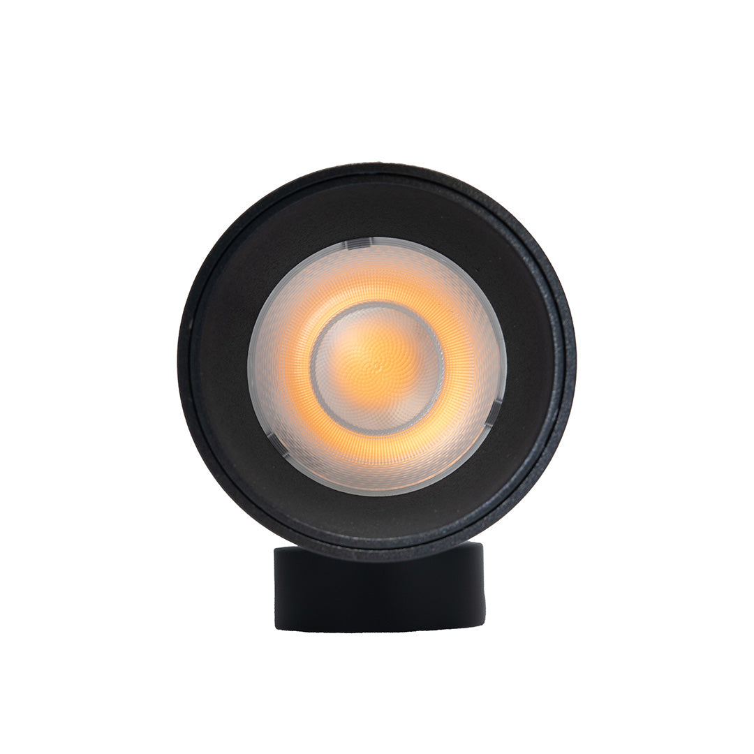 ARBOTANTE NEGRO PARA PARED ZEN 10W, 36°, LUZ CÁLIDA, 818 LM