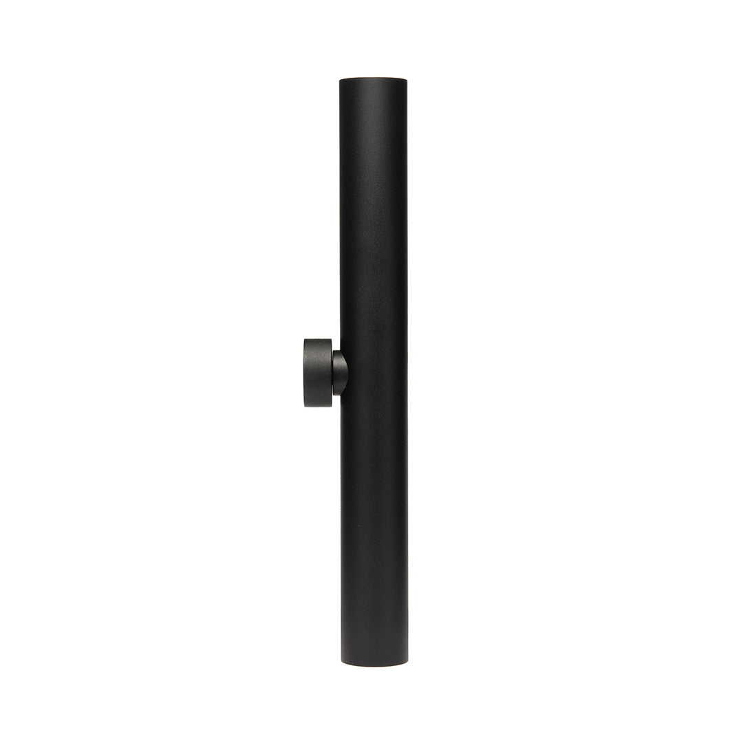 ARBOTANTE NEGRO PARA PARED ZEN 2X10W, 36°, LUZ CÁLIDA, 822 LM