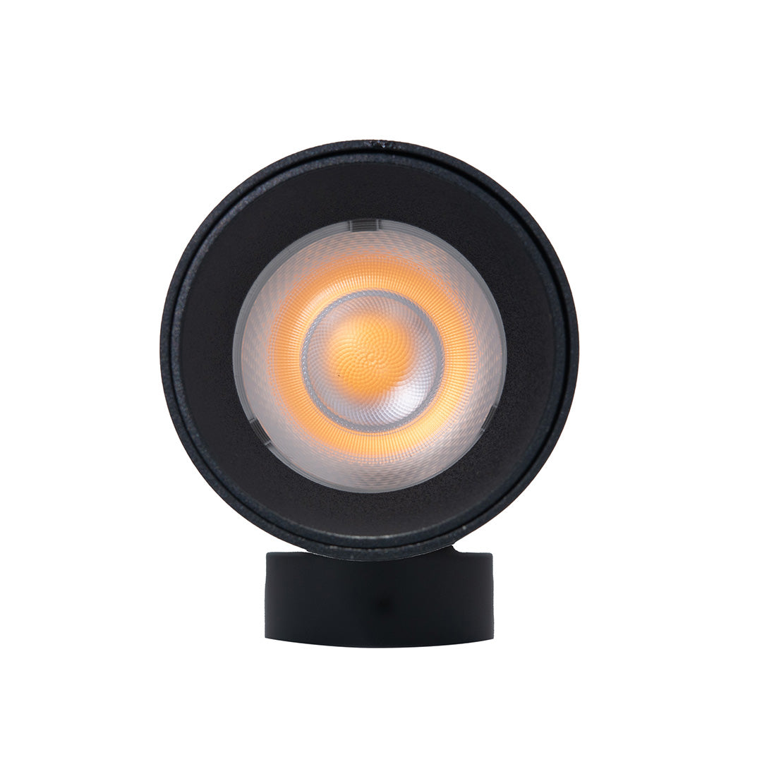 ARBOTANTE NEGRO PARA PARED ZEN 2X10W, 36°, LUZ CÁLIDA, 822 LM
