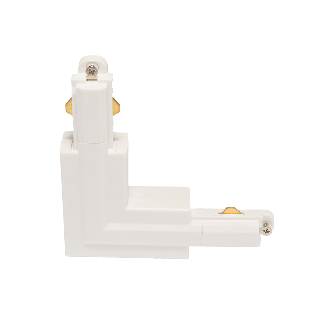 CONECTOR BLANCO PARA RIEL HS 3, TIPO L