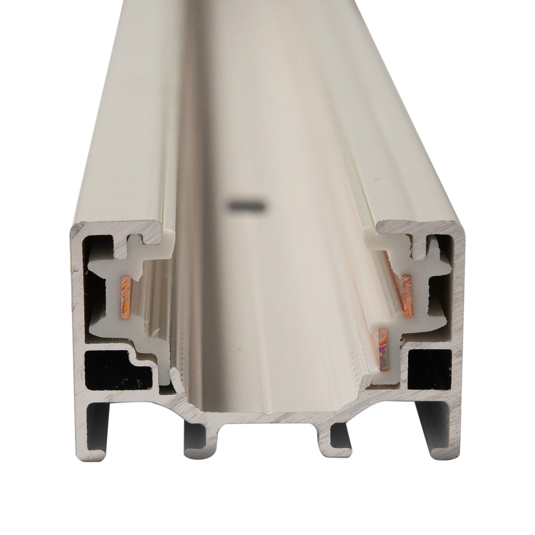 RIEL ELÉCTRICO SOBREPONER HS 3 BLANCO, 1 METRO