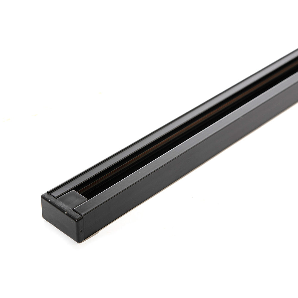 RIEL ELÉCTRICO SOBREPONER HS NEGRO, 1 METRO