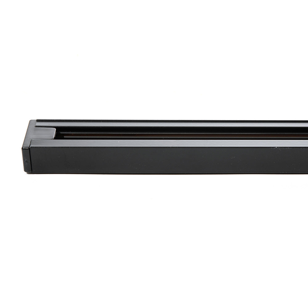 RIEL ELÉCTRICO SOBREPONER HS NEGRO, 1 METRO