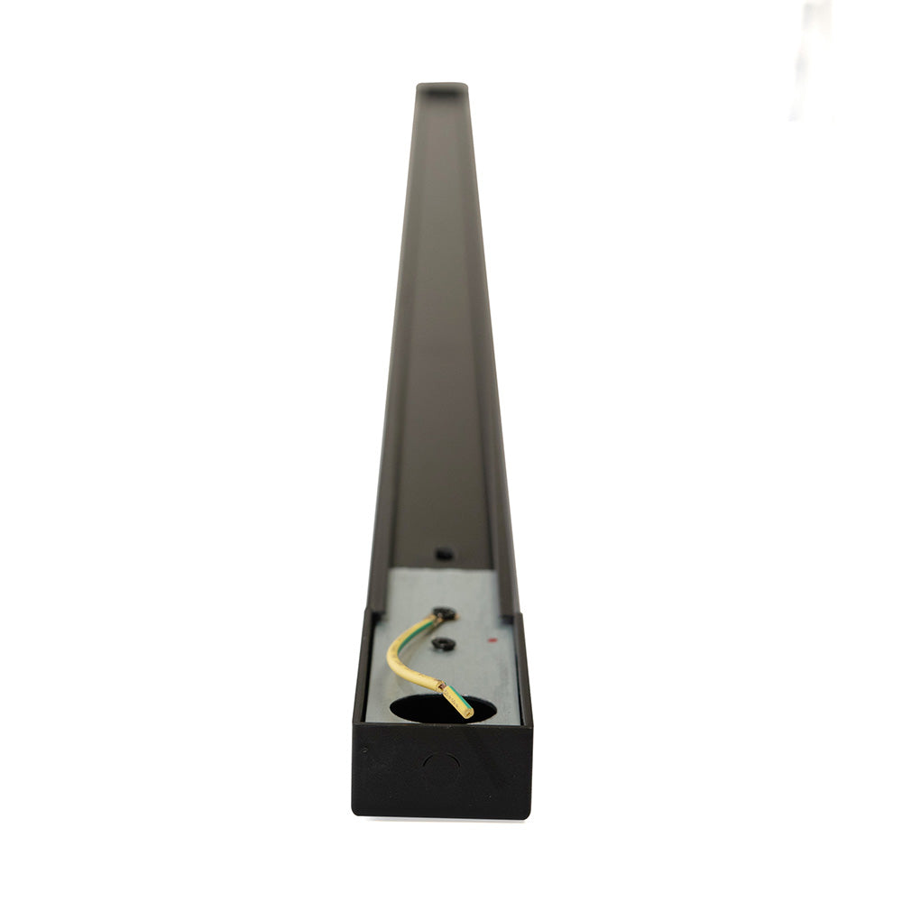 RIEL ELÉCTRICO SOBREPONER HS NEGRO, 1 METRO