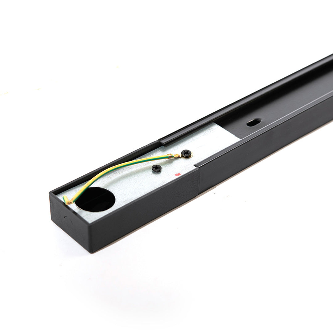 RIEL ELÉCTRICO SOBREPONER HS NEGRO, 2 METROS