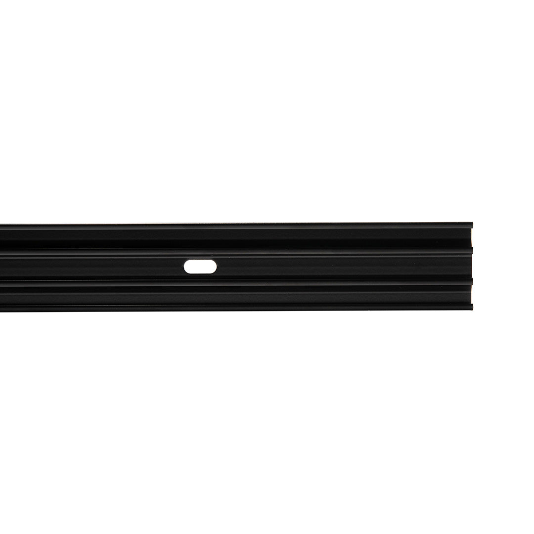 RIEL ELÉCTRICO SOBREPONER HS 3 NEGRO, 1 METRO