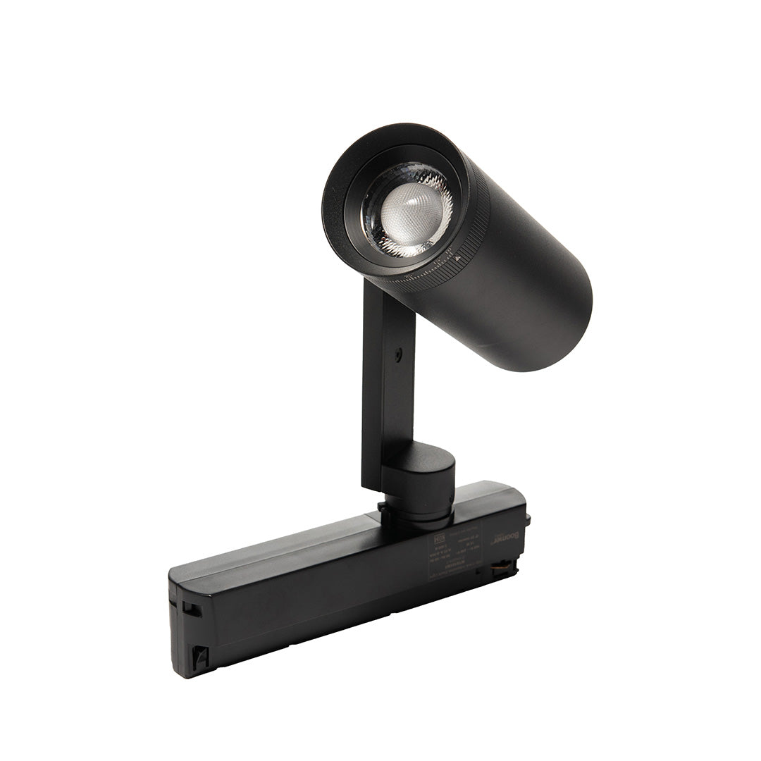 LUMINARIA PARA RIEL ELECTRICO 3 WIRES NEGRO ZOOM 15W 3000K