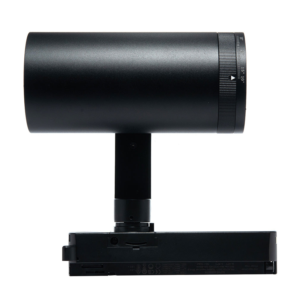 LUMINARIA PARA RIEL ELÉCTRICO ZOOM LIGHT NEGRO 25W 4000K