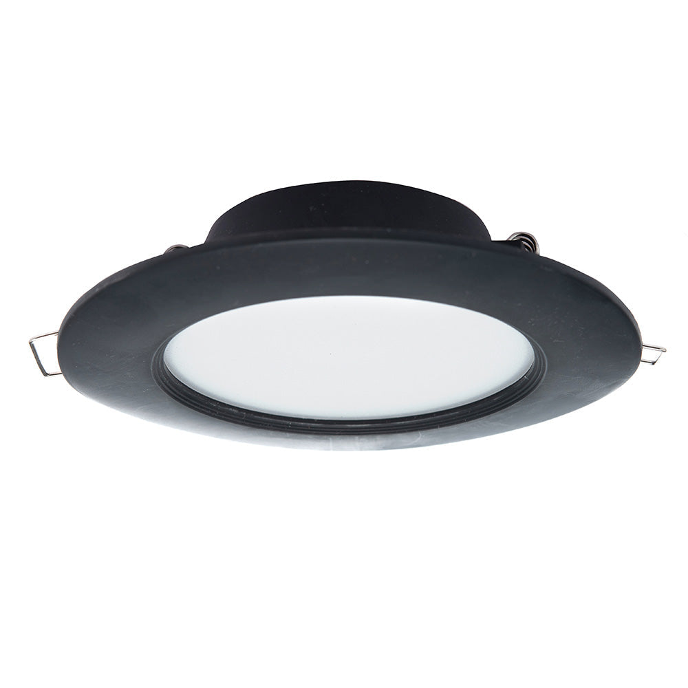 EMPOTRABLE NEGRO 6W, LUZ FRÍA, IP20, BOTE CHICO, 600LM