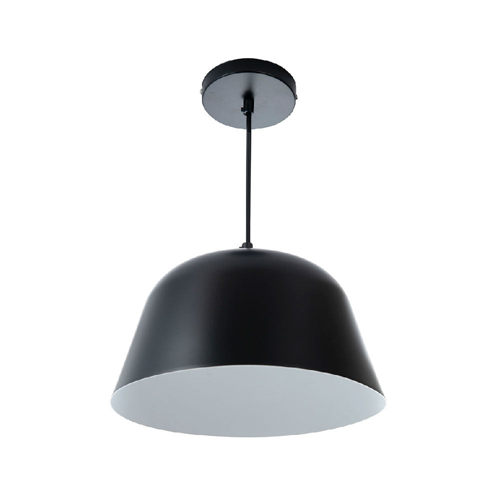LÁMPARA COLGANTE VITO NEGRO, 15 W, BASE E27, INTERIOR, AL