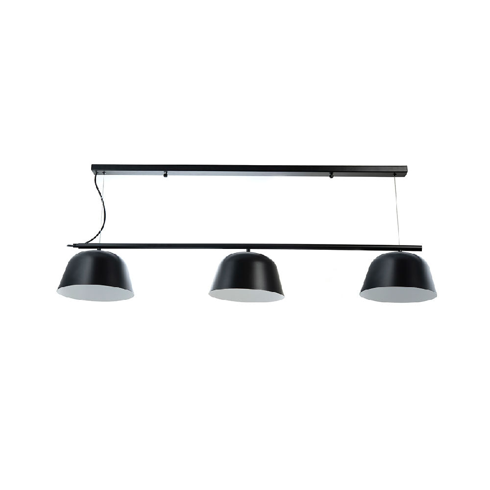 LÁMPARA COLGANTE TERZO NEGRO, 45 W, BASE E27, INTERIOR, AL