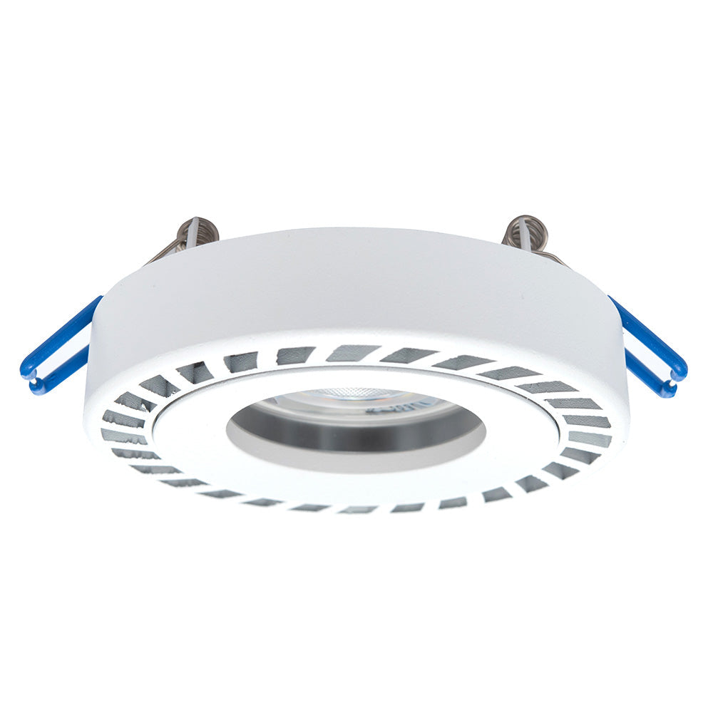 MARCO EMPOTRABLE BLANCO Y4R4 PARA FOCO LED, 6.5W, GU10 MR16