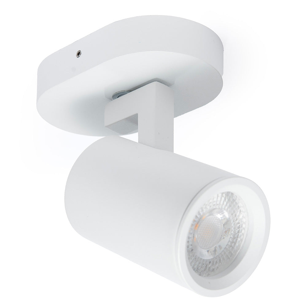 LÁMPARA SOBREPONER DIRIGIBLE TURK BLANCO R16, 8W, BASE GU10