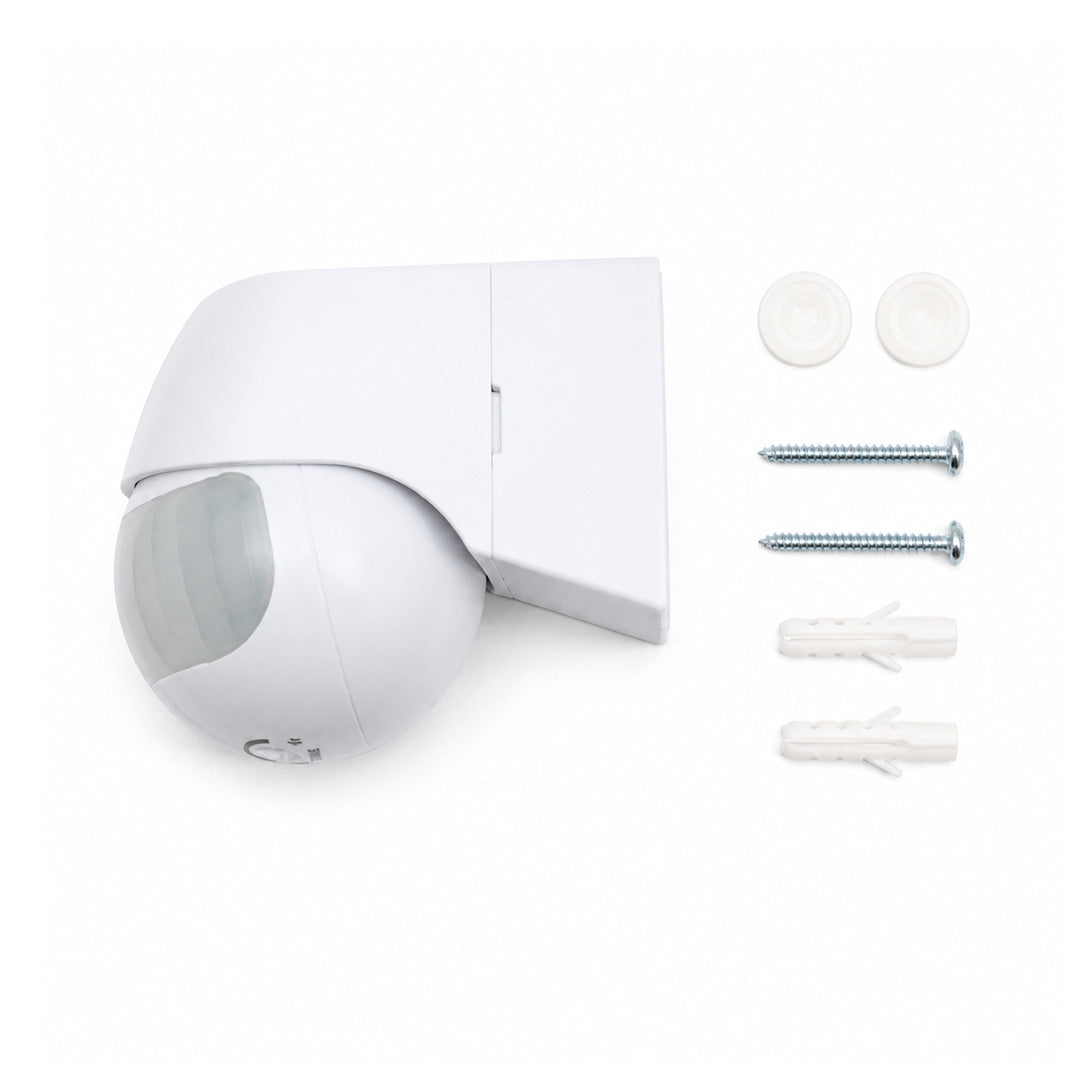 SENSOR DE MOVIMIENTO PIR PARA PARED 200W 180 GRADOS