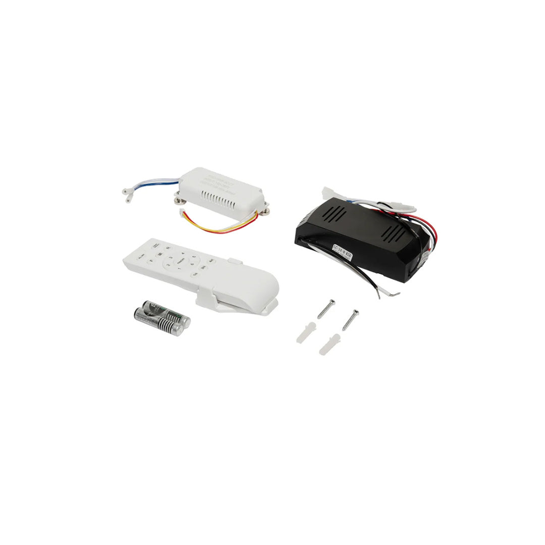VENTILADOR DE TECHO CON LUZ LED NEGRO AN 42" RETRACTIL, CCT