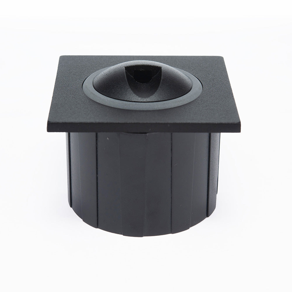 LÁMPARA DE CORTESÍA EMPOTRABLE NEGRO EYE, 3W, 3000K, IP65