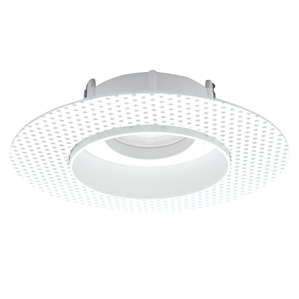 EMPOTRABLE Y5RD REDONDO BLANCO, BASE GU10 Y MR16, ALUMINIO