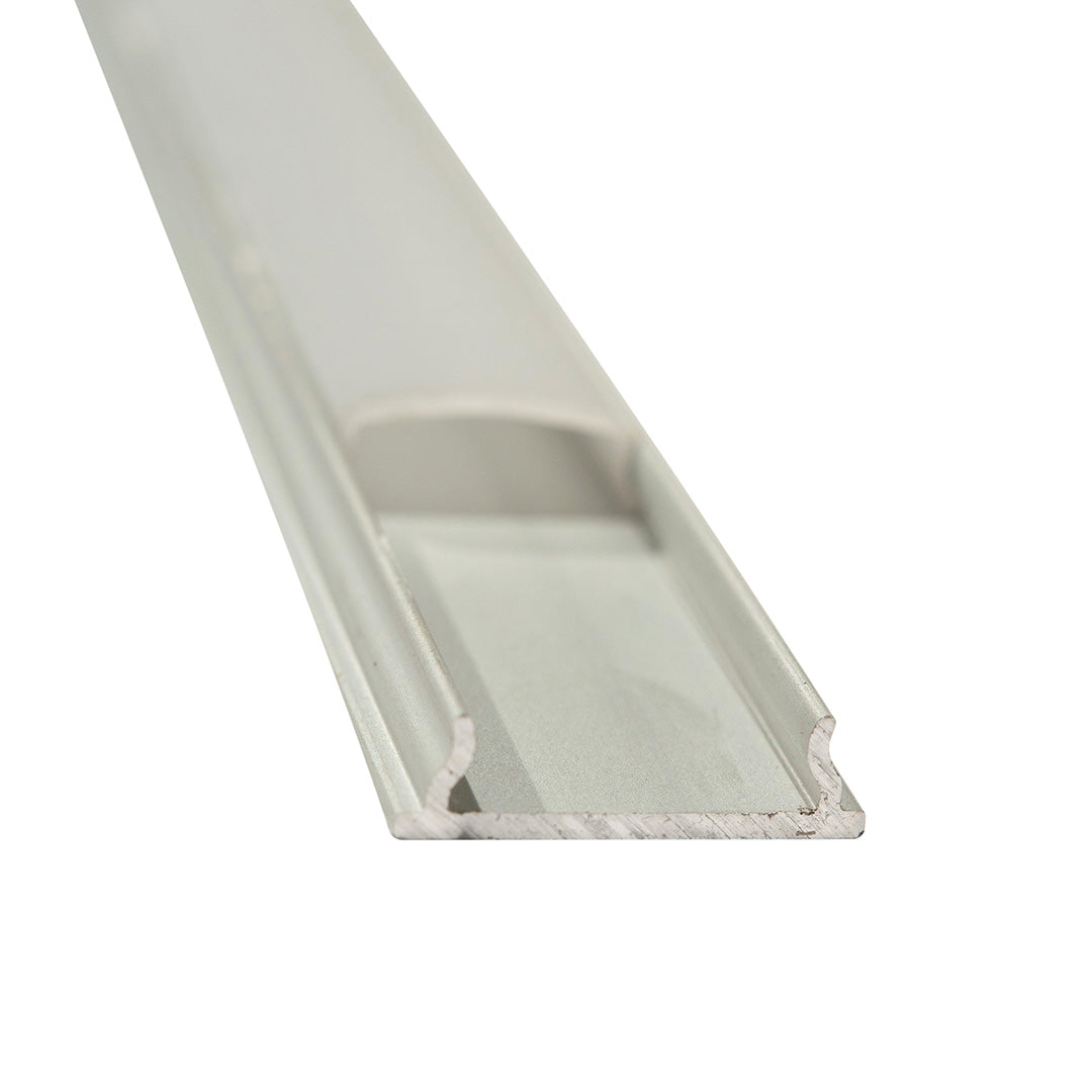 PERFIL ALUMINIO FLEXIBLE PLATA PARA TIRA LED, 3M, IP44