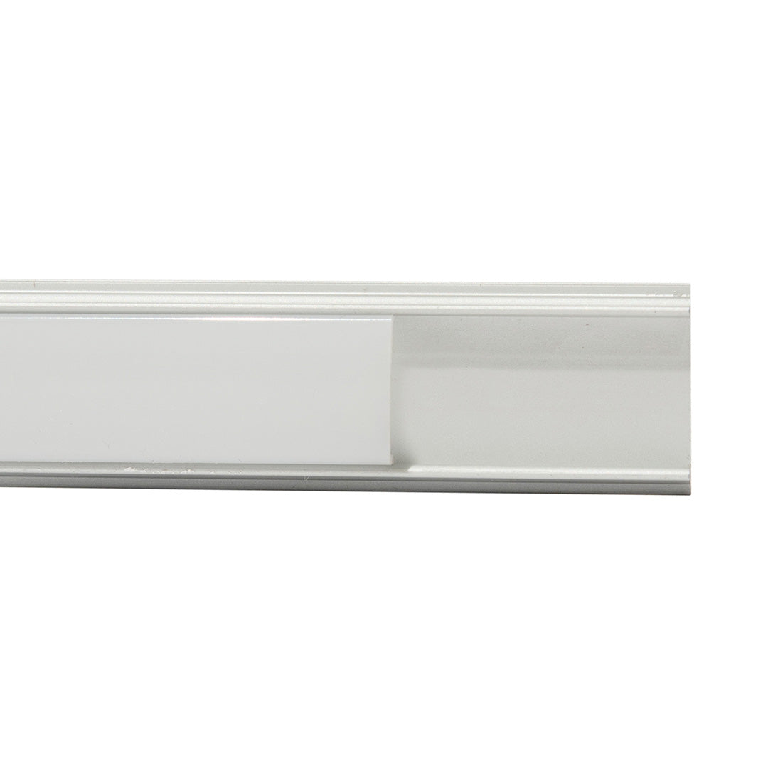 PERFIL ALUMINIO FLEXIBLE PLATA PARA TIRA LED, 3M, IP44