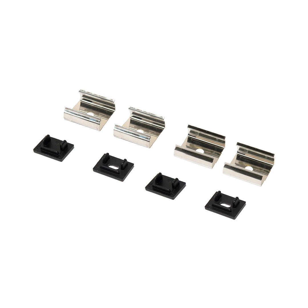PERFIL ALUMINIO RECTANGULAR NEGRO PARA TIRA, 2M, IP44