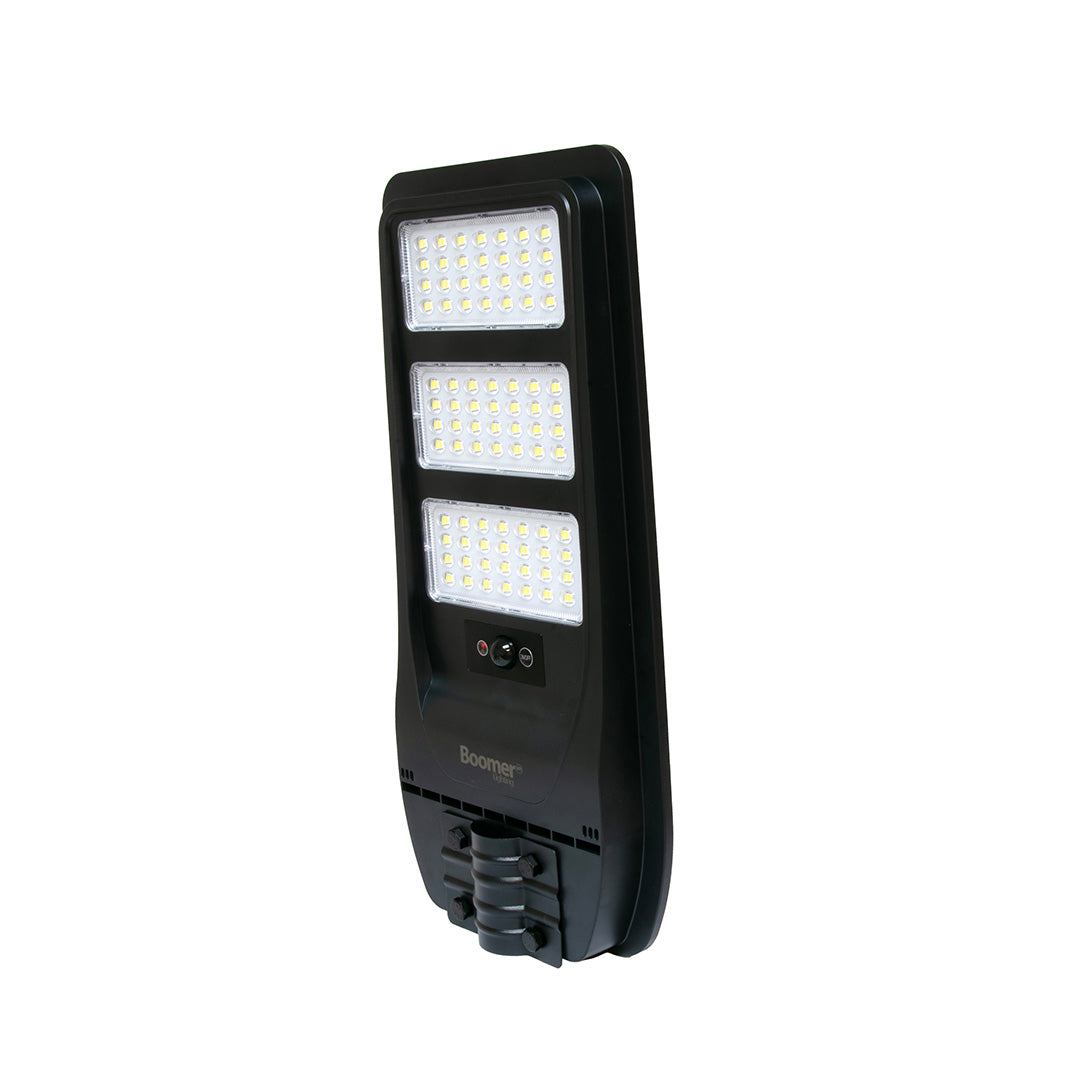 LUMINARIA EXTERIOR CON PANEL SOLAR ALL IN ONE, 100W, LUZ FRÍA