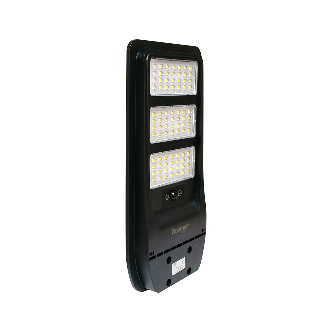 LUMINARIA EXTERIOR CON PANEL SOLAR ALL IN ONE, 100W, LUZ FRÍA