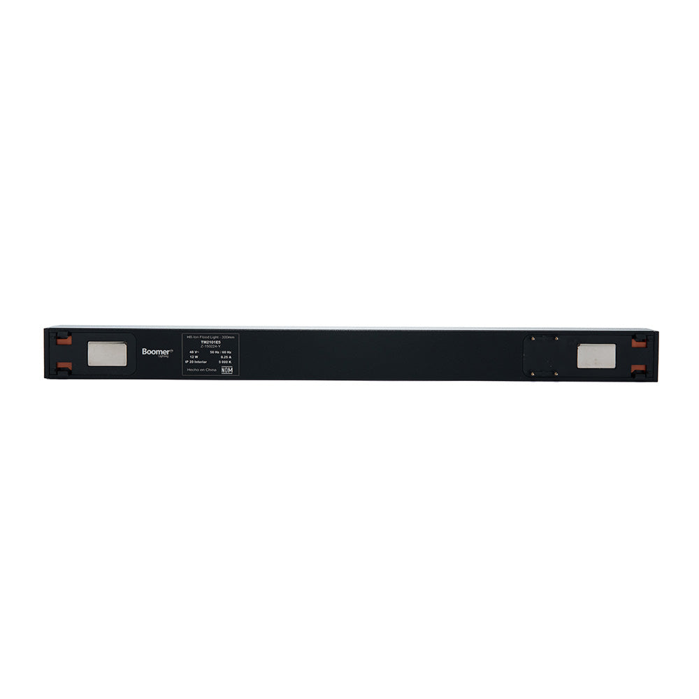 LUMINARIO HS-ION FLOOD LIGHT NEGRO -300MM 12W, 4000K, 570LM