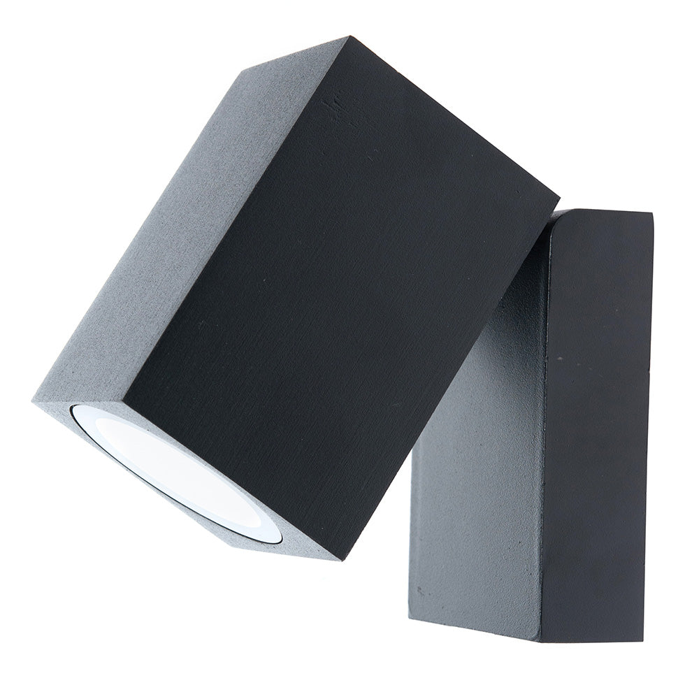 ARBOTANTE PARA PARED ANGULAR 90, 8W, BASE GU10, EXTERIOR