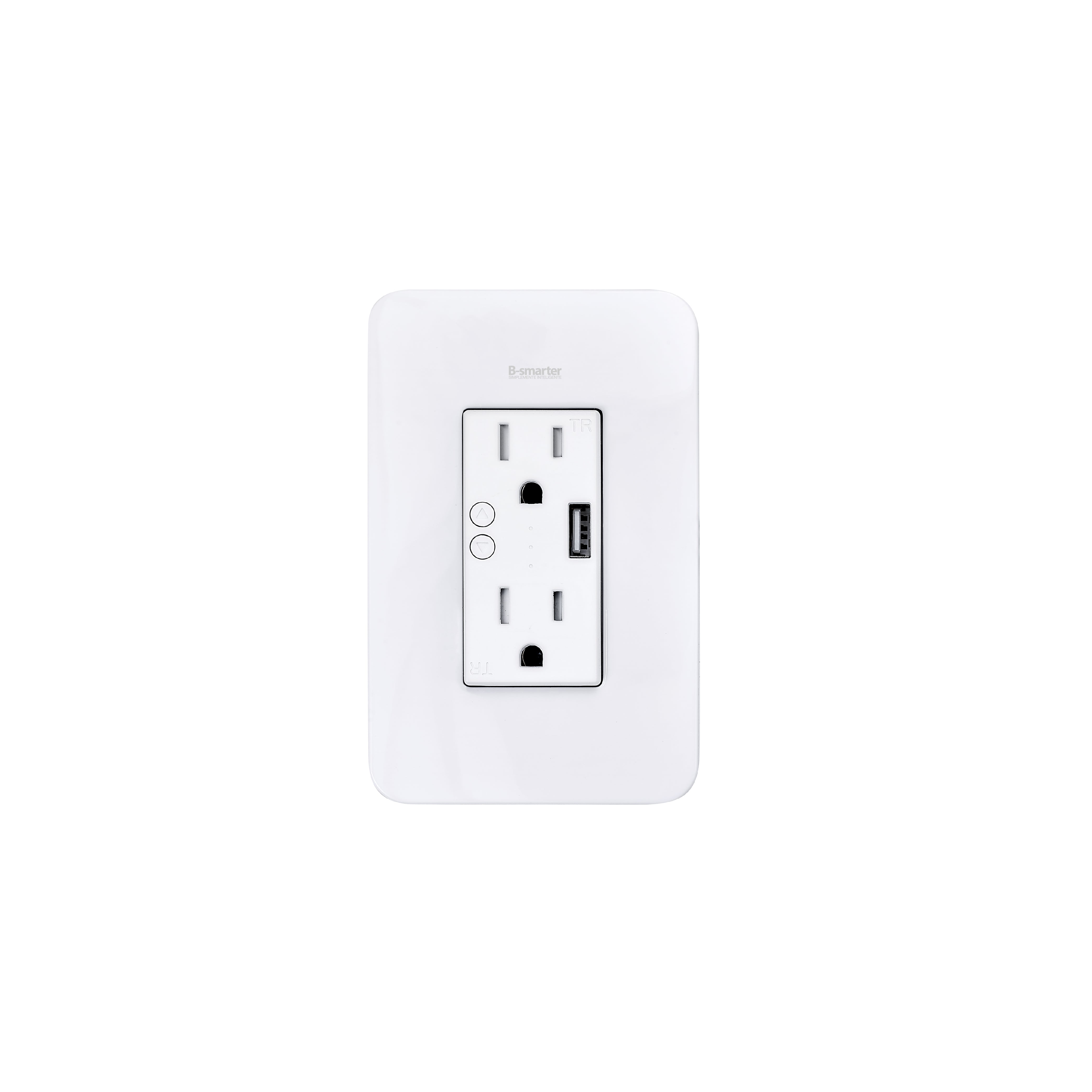 CONTACTO DOBLE CON USB SMART, MANEJO POR APP