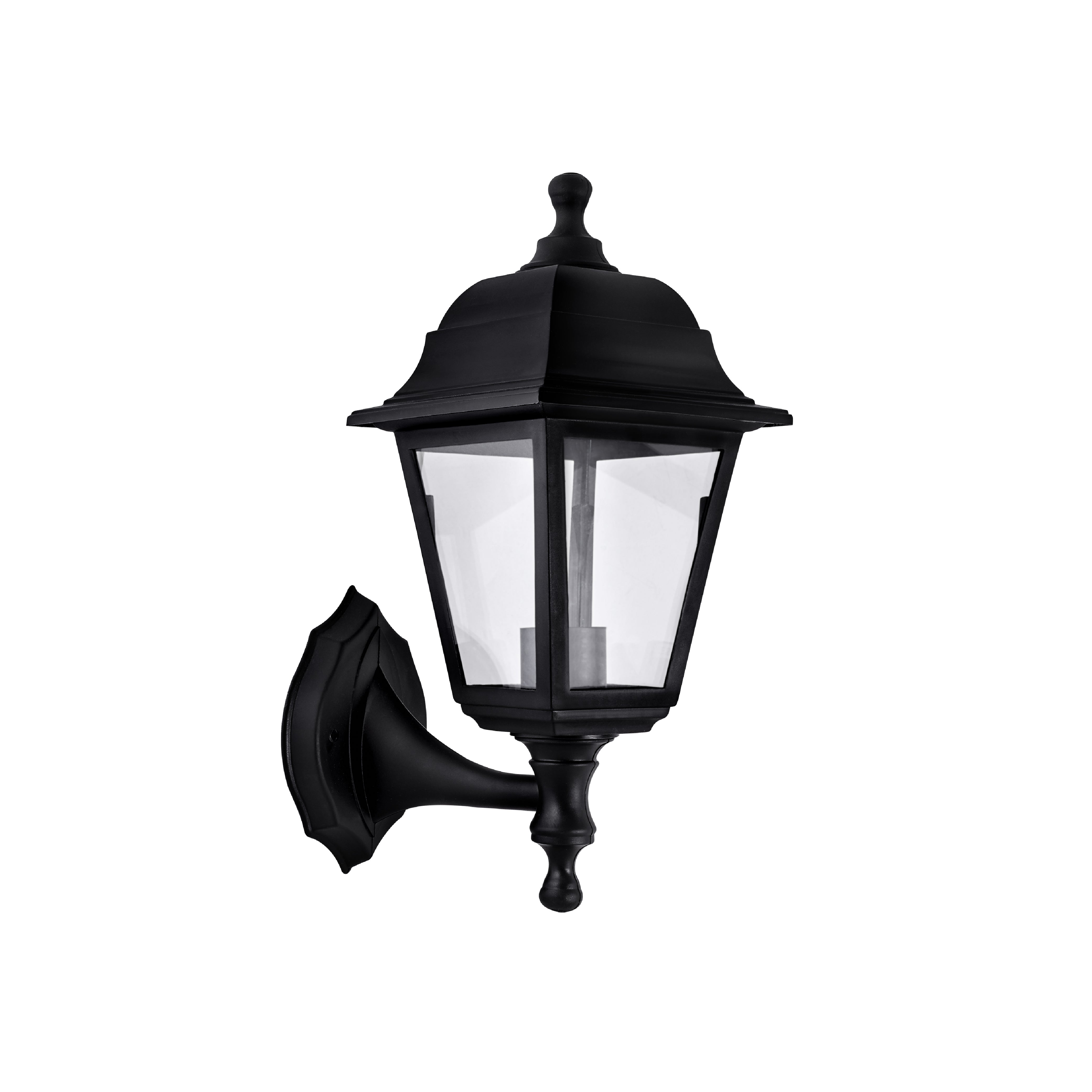 FAROL DECORATIVO PARA PARED LONDON DUAL NEGRO, 15W, BASE E27