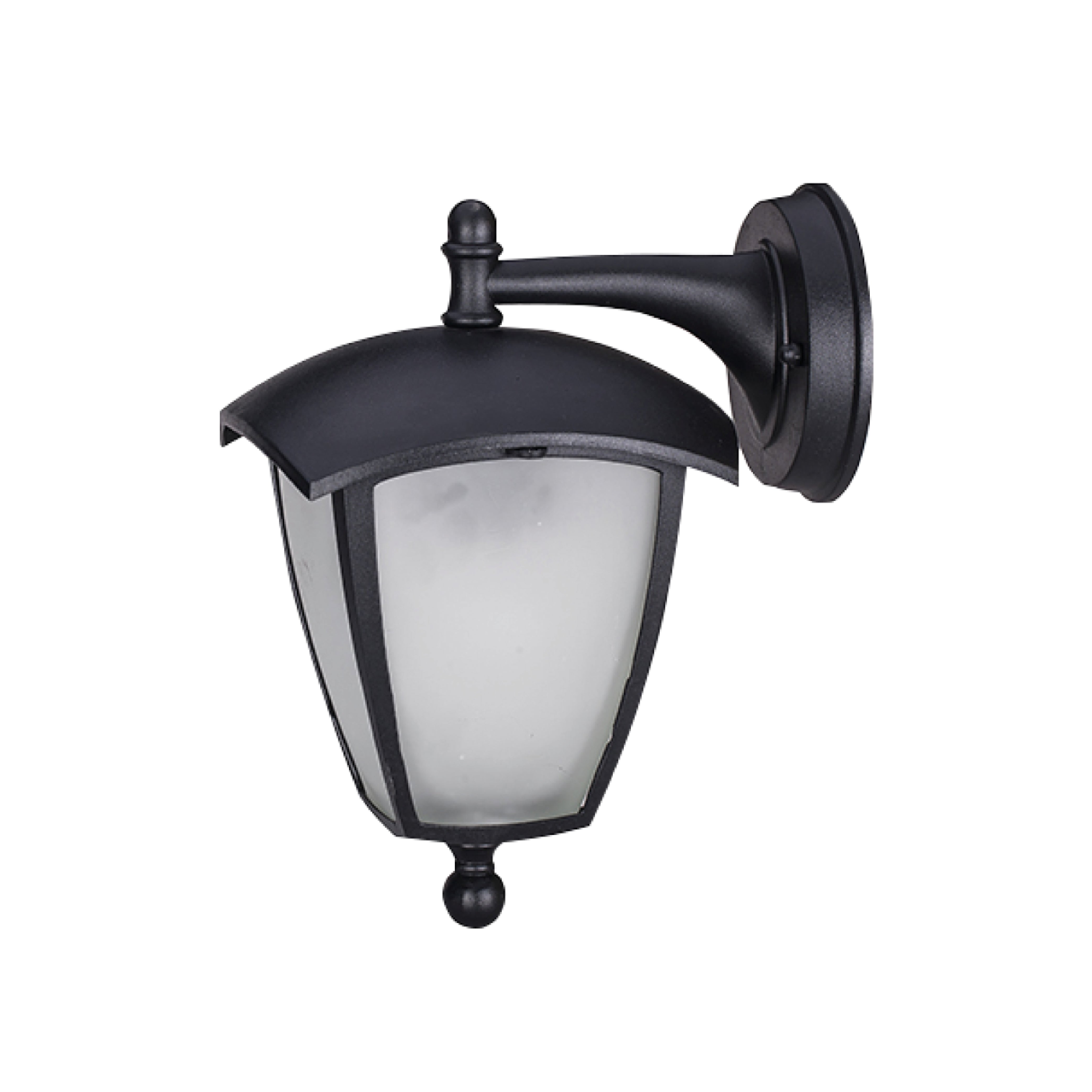 FAROL DECORATIVO PARA PARED MILAN NEGRO, 15W, BASE E27