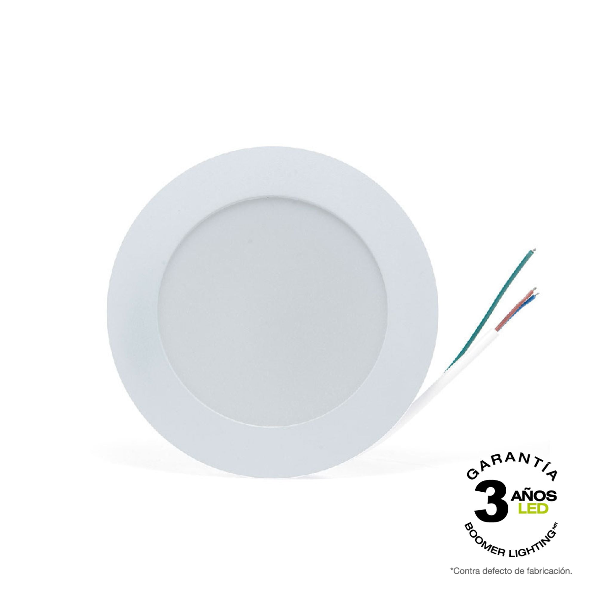EMPOTRABLE BLANCO 12W, CCT SWITCH, IP44, PARA BOTE, 1320LM