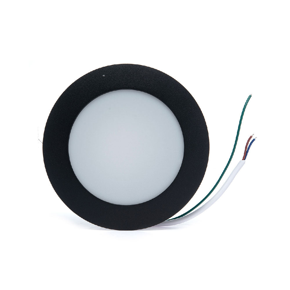 EMPOTRABLE 12W NEGRO, LUZ DE DÍA, PARA BOTE INTEGRAL, 1320LM
