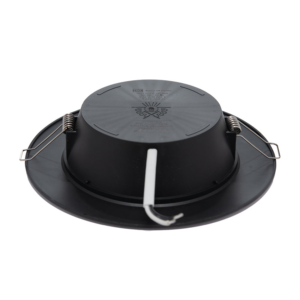 EMPOTRABLE LED NEGRO ATENUABLE DE 10W LUZ NEUTRA 1050 LM