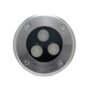 EMPOTRABLE LED Redondo A PISO, 3W, 100-240V~ IP66 3000 k