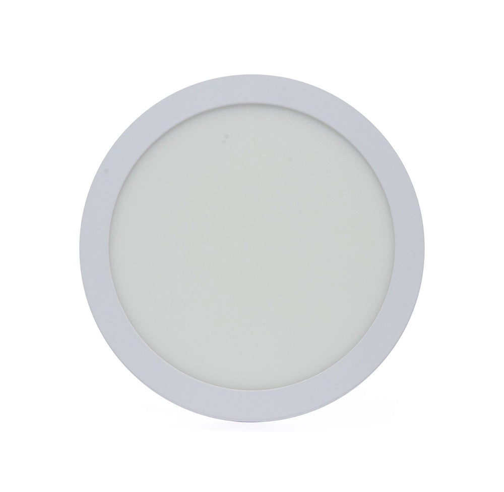 LÁMPARA PANEL LED REDONDO PARA SOBREPONER, 12W, LUZ FRÍA