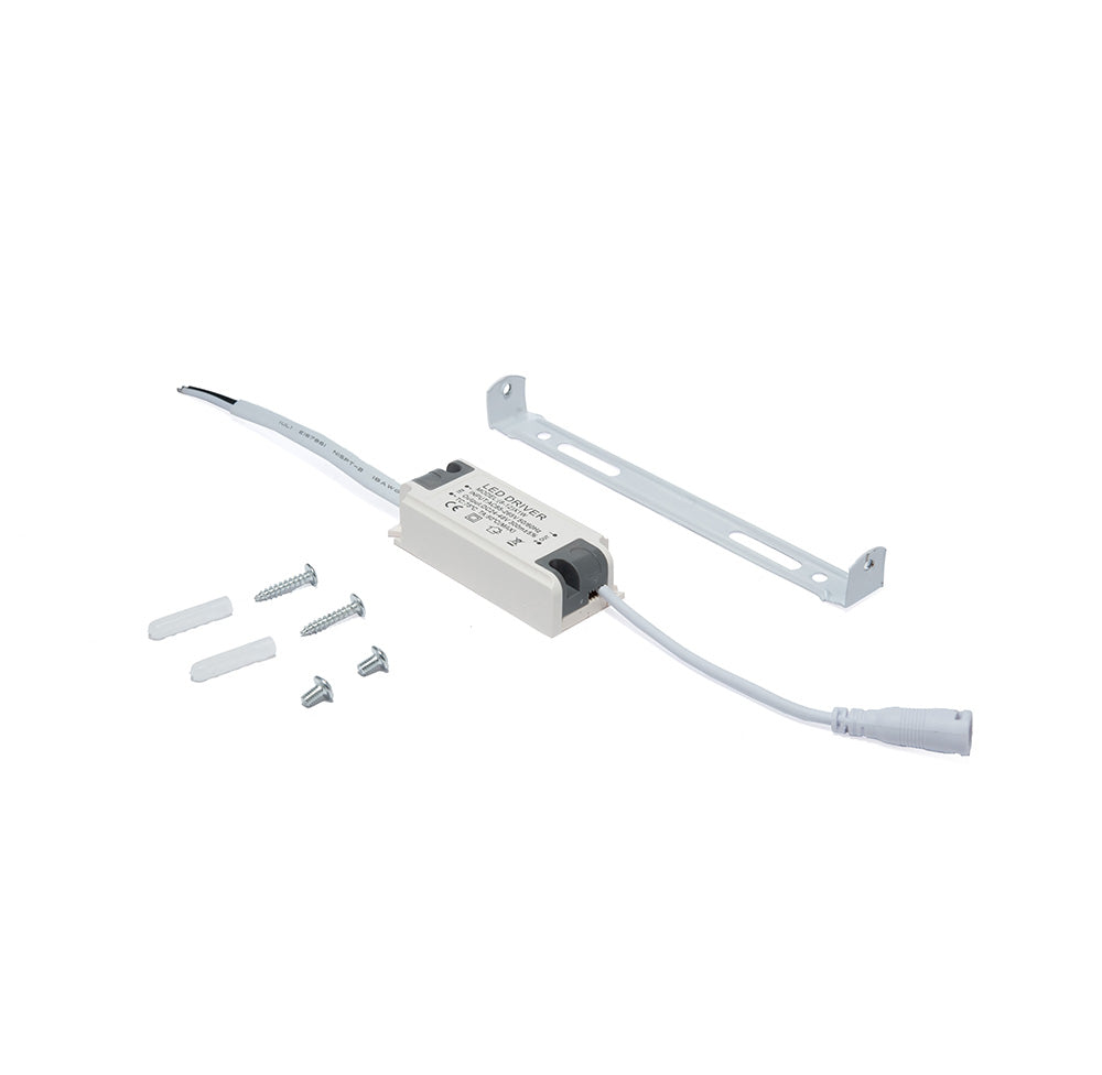 LÁMPARA PANEL LED REDONDO PARA SOBREPONER, 12W, LUZ FRÍA