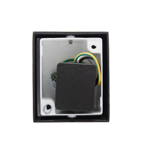 LÁMPARA ARBOTANTE PARA PARED S NEGRO, BASE GU10, 6.5W, EXT