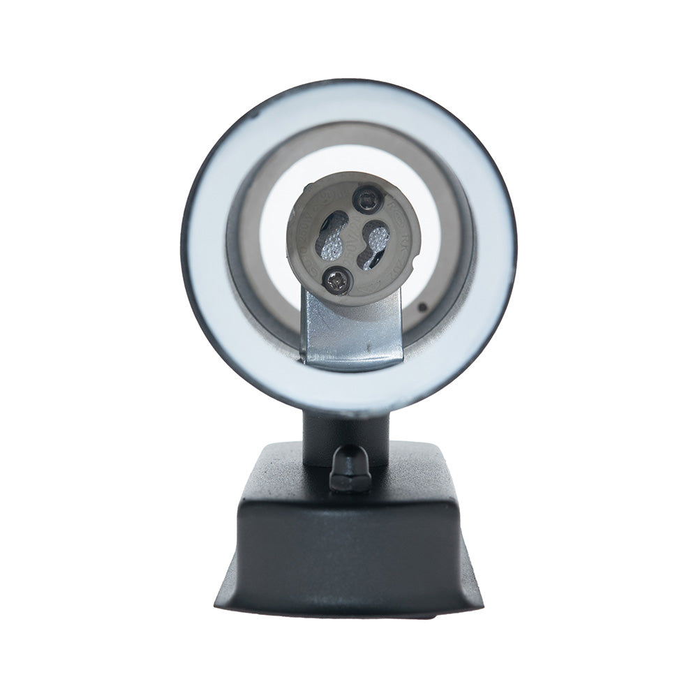 LÁMPARA ARBOTANTE VISION 2 NEGRO , BASE GU10, 13 W, EXTERIOR