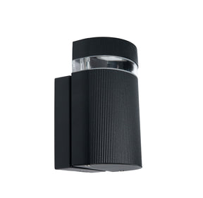 LÁMPARA ARBOTANTE W NEGRO , BASE GU10, 6.5 W, EXTERIOR