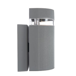 LÁMPARA ARBOTANTE W GRIS, BASE GU10, 6.5 W, EXTERIOR