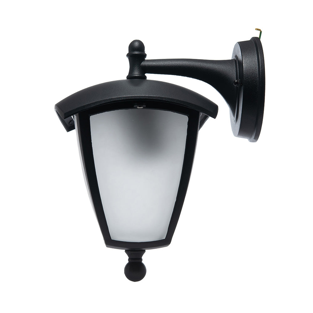 FAROL DECORATIVO PARA PARED MILAN NEGRO, 15W, BASE E27