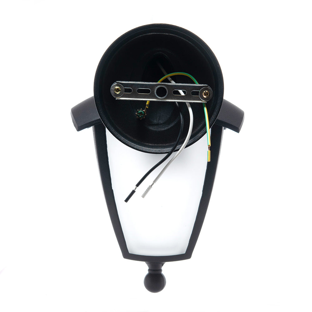 FAROL DECORATIVO PARA PARED MILAN NEGRO, 15W, BASE E27