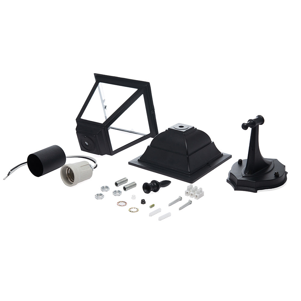 FAROL DECORATIVO PARA PARED LONDON NEGRO, 15W, BASE E27