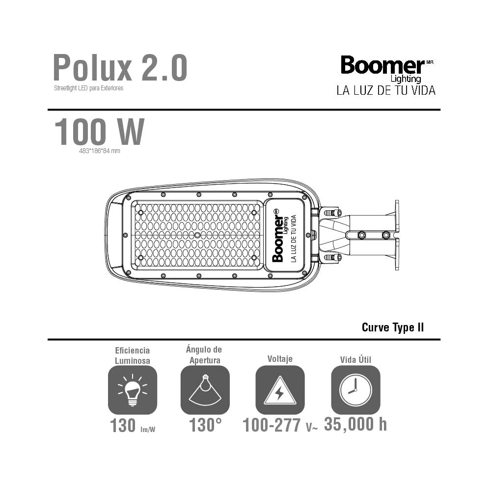 Streetlight Exterior Polux 2.0 100 W