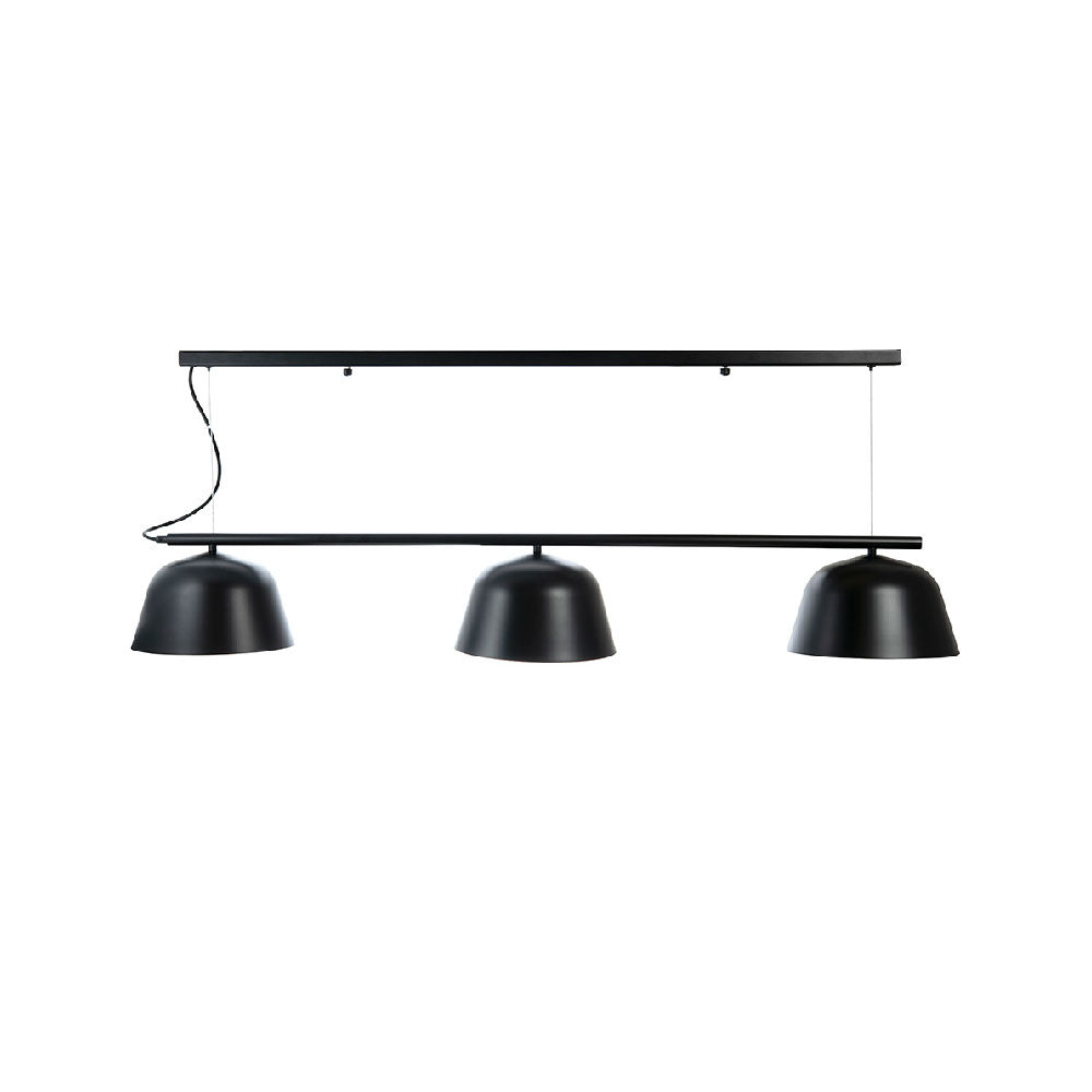 LÁMPARA COLGANTE TERZO NEGRO, 45 W, BASE E27, INTERIOR, AL