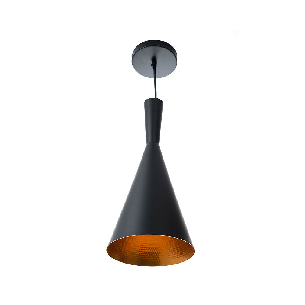 LÁMPARA COLGANTE ROCCO NEGRO, 15 W, BASE E27, INTERIOR, AL