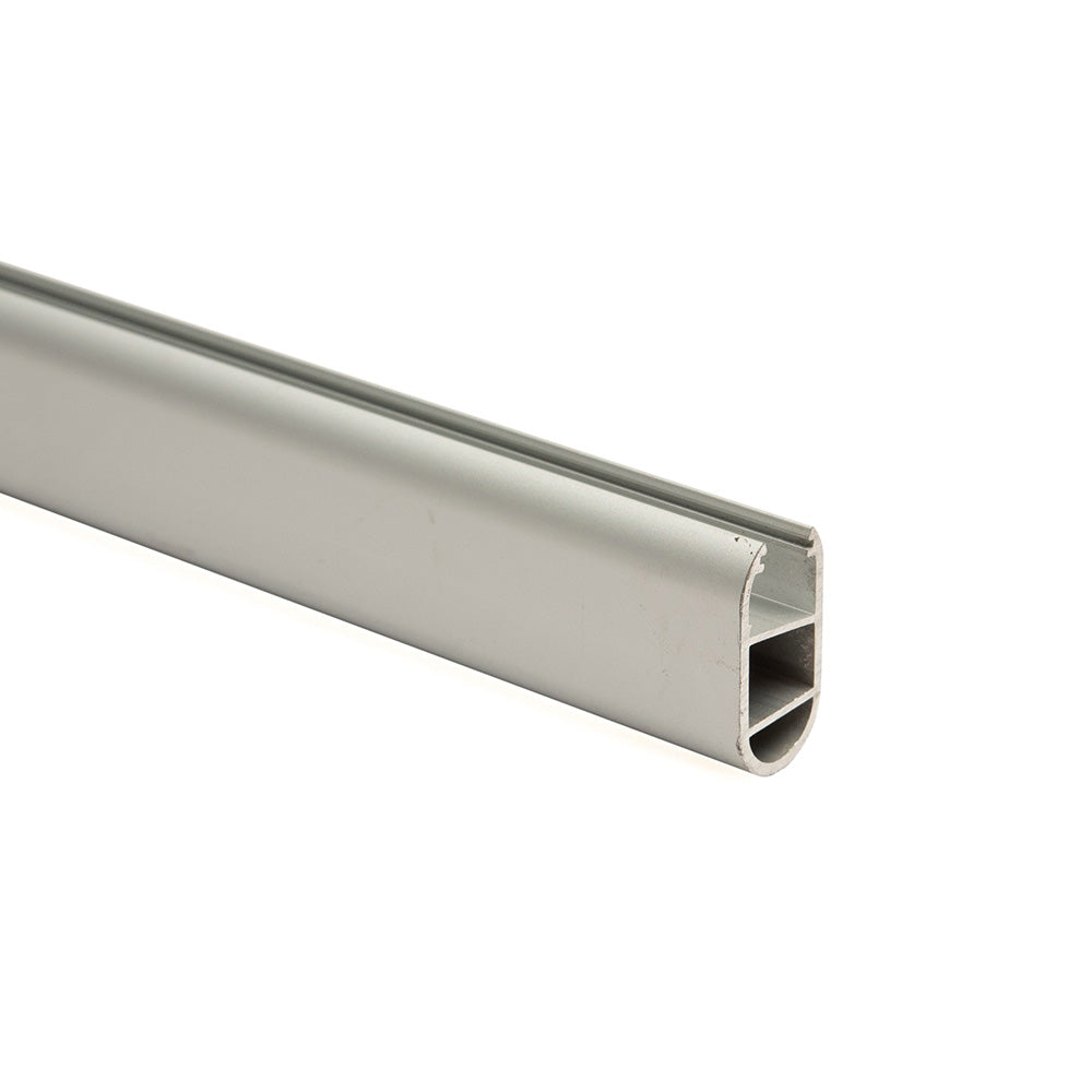 PERFIL ALUMINIO DE CLOSET PLATA PARA TIRA LED, 2M, IP44